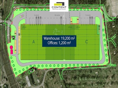 Pronájem novostavby skladu, výrobních prostor 10.000 m², Velký Osek - 74451