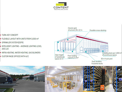 Pronájem skladu, výrobních prostor 8.727 m², Plzeň - Myslinka, D5 - 75209