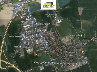 Exkluzivně pronájem venkovní plochy 16.327 m², Vestec u Prahy - 75284