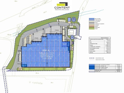 Pronájem skladu, výrobních prostor 1.200 m², Kozomín, D8 - 76441