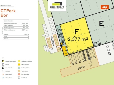 Pronájem skladu, výrobních prostor 2.377 m², Bor u Tachova, D5 - 76632