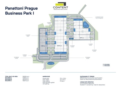 Pronájem novostavby skladu, výrobních prostor 28.133 m², Praha - Hostivař - 77378