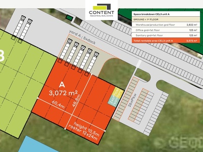 Pronájem skladu, výrobních prostor 2.800 m², Česká Lípa - Dobranov - 77478