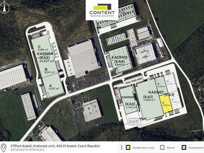 Pronájem skladu, výrobních prostor 12.120 m², Kadaň - 77247