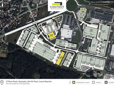 Pronájem skladu, výrobních prostor 5.119 m², Plzeň, Borská pole, D5 - 78033