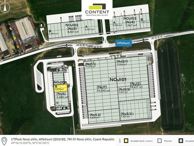 Pronájem novostavby skladu, výrobních prostor 1.203 m², Nový Jičín, E642 - 77939