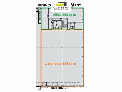 Pronájem skladu, výrobních prostor 1.118 m², Chrášťany - 78366