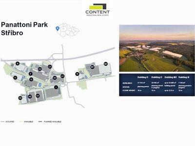 Pronájem skladu, výrobních prostor 7.000 m² Stříbro, D5 - 79344