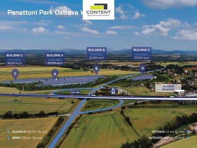 Pronájem novostavby skladu, výrobních prostor 9.000 m², Ostrava - 80120