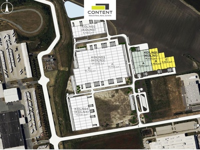 Pronájem novostavby skladu, výrobních prostor 30.000 m², Kolín, D11 - 80554