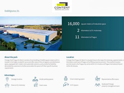 Pronájem skladu, výrobních prostor 16.173 m², Dobřejovice, D1 - 81788