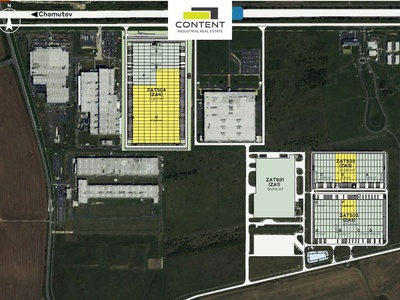 Pronájem skladu, výrobních prostor 3.000 m², Žatec - Triangle, D7 - 82265