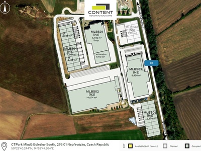 Pronájem skladu, výrobních prostor 3.553 m², Mladá Boleslav, D10 - 81683