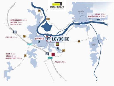 Pronájem novostavby skladu, výrobních prostor 6.563 m², Lovosice - 83327