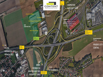 Pronájem skladu, výrobních prostor 8.794 m², Chrášťany, D5 - 84414