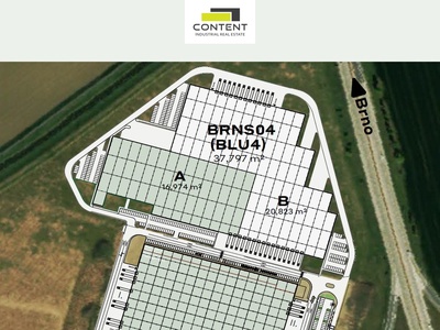 Pronájem kvalitních skladových, výrobních prostor 5.184 m², Brno - Blučina - 84064