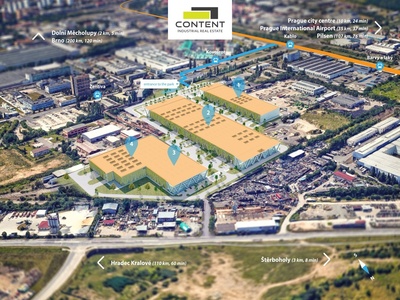 Pronájem novostavby skladu, výrobních prostor 11.521 m², Praha - Hostivař - 85876