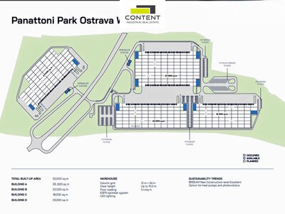 Pronájem novostavby skladu, výrobních prostor 29.000 m², Ostrava - 86038