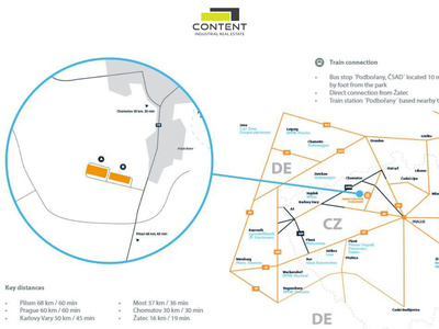 Pronájem výrobních prostor, skladu 17.700 m², Podbořany - 86110