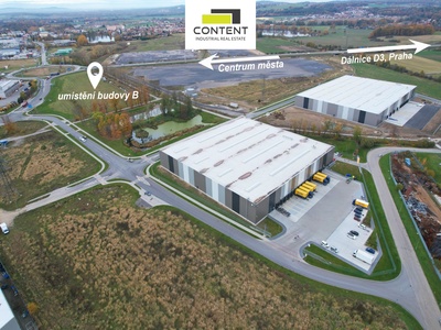 Pronájem skladu, výrobních prostor 24.000 m², České Budějovice, D3 - 86776