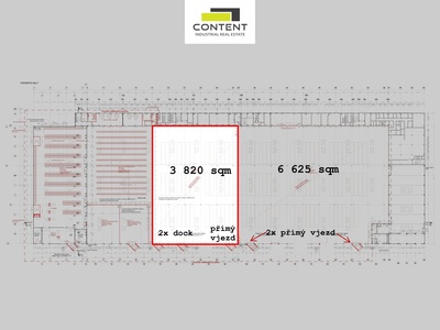 Pronájem výrobních prostor / skladu 3.820 m² Plzeň, Borská pole, D5 - 86270