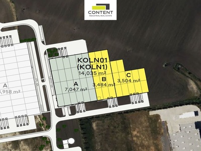 Pronájem novostavby skladu, výrobních prostor 3.504 m², Kolín, D11 - 87510