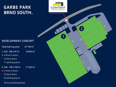 Pronájem novostavby skladu, výrobních prostor 19.825 m², Pohořelice - 87548