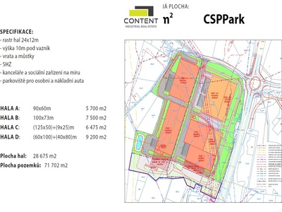 Pronájem skladu, výrobních prostor 9.200 m², Humpolec, D1 - 87812
