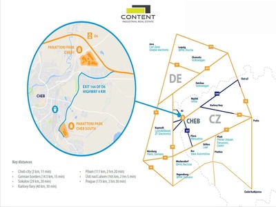 Pronájem skladu nebo výrobních prostor 5.000 m², Cheb, D6 - 87850