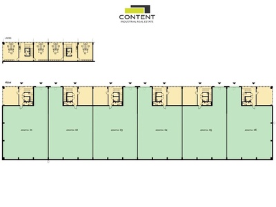 Pronájem novostavby skladu, výrobních prostor 570 m², Plzeň 4 - 88583