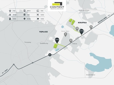 Pronájem skladu, výrobních prostor 12.500 m², Teplice - Krupka - 88709