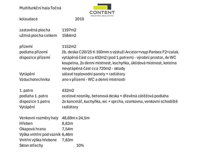Prodej exkluzivního multifunkčního areálu 26.545 m², Praha - Točná - 88827