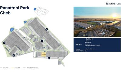 Pronájem skladových, výrobních prostor 7.760 m², Cheb, D6 - 88905