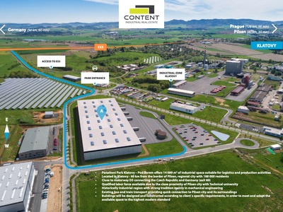 Pronájem výrobních prostor, skladu 14.160 m², Klatovy - 89879