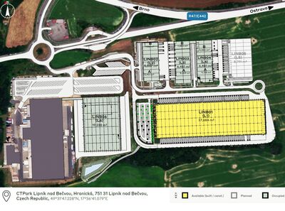 Pronájem skladu, výrobních prostor 4.397 m², Lipník, D1 Olomouc - 89737