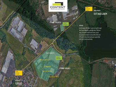 Pronájem skladu, výrobních prostor 3.344 m², Teplice - Krupka - 90591