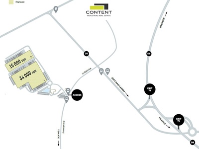 Pronájem skladu, výrobních prostor 15.000 m², Ústí nad Labem, CHlumec D8 - 90767