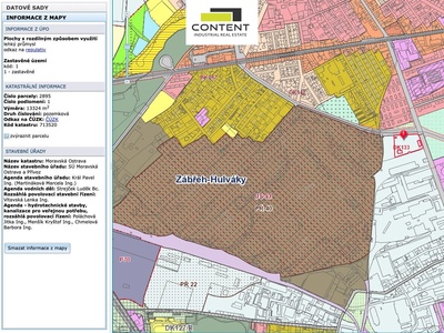 Exkluzivní prodej pozemku 22701 m², Ostrava - Železárenská, 1. máje - 90391