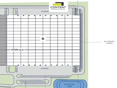 Pronájem novostavby skladu, výrobních prostor 30.000 m², Most 	 - 91206