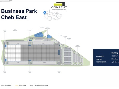 Pronájem skladu, výrobních prostor 4.000 m², Cheb, D6 - 91381