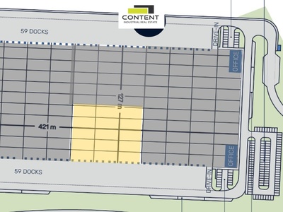 Pronájem novostavby skladu, výrobních prostor 4.300 m², Chomutov - Jirkov - 91422