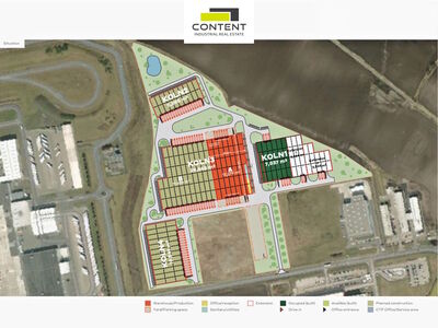 Pronájem novostavby skladu, výrobních prostor 12.000 m², Kolín, D11 - 92035