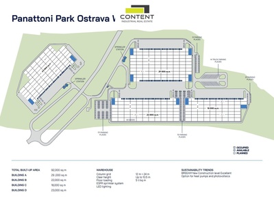 Pronájem novostavby skladu, výrobních prostor 9.000 m², Ostrava - 93159