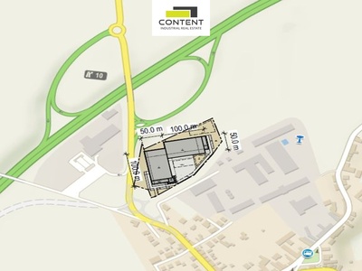 Pronájem novostavby skladu, výrobních prostor 10.000 m², Zápy, Praha-východ - 93171