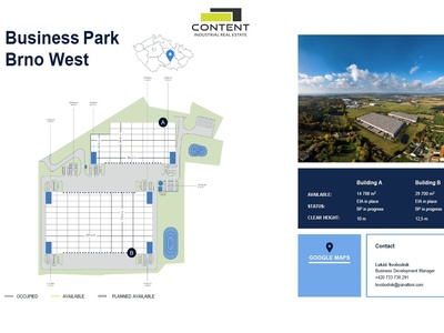 Pronájem skladu, výrobních prostor 14.788 m², Velká Bíteš - 93976