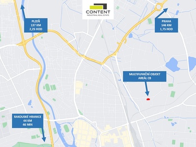 Pronájem skladu, výrobních prostor 2200 m², České Budějovice - 94356