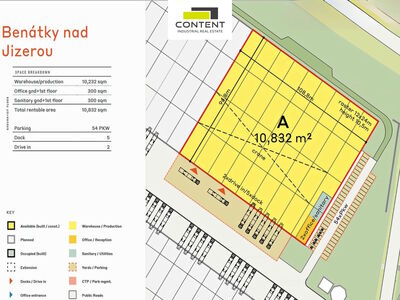 Pronájem skladu, výrobních prostor 10.232 m², Benátky nad Jizerou - 93421