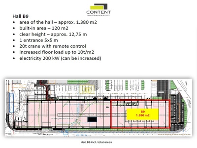 Pronájem skladu, výrobních prostor 1.380 m², Plzeň - 93587