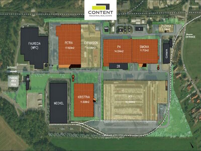 Pronájem novostavby skladu nebo výrobních prostor 14.556 m², Pardubice - 93778