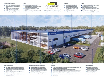 Pronájem novostavby skladu, výrobních prostor 11.521 m², Praha - Hostivař - 93793